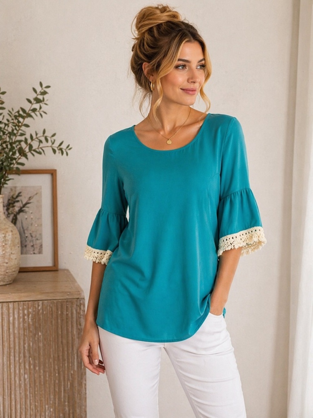 ✨ Pants Store Boho Sleeve Top – Effortless Chic ✨